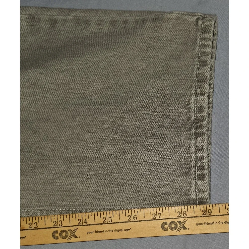 LEVI'S CLASSIC SILVER TAB LOOSE 100% COTTON GRAY 38x30 MENS JEANS